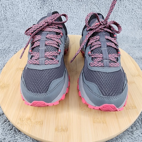 Saucony Excursion TR 15 Womens 7.5 Gray Trail Running Shoes Sneakers Mesh Upper - Picture 8 of 11